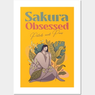 Sakura Obsessed: Petals and Puns Japanese Gardening Posters and Art